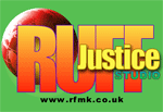 Logo for Ruff Justice studio - style 2